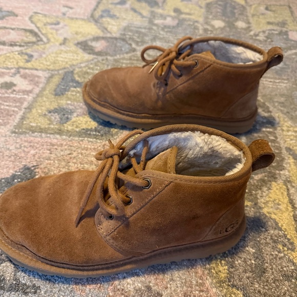 UGG Tan Shearling Lined Boots - Picture 6 of 9